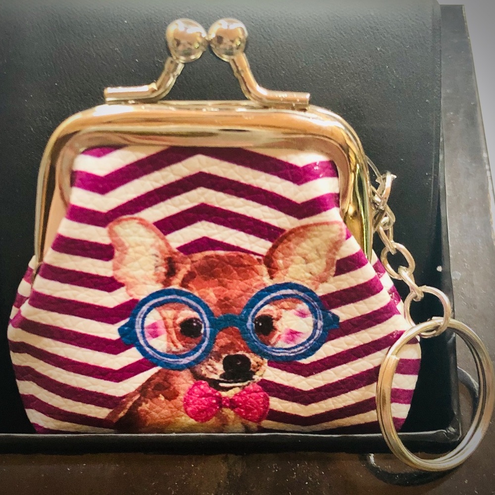 “I See You” Dog Coin Purse
